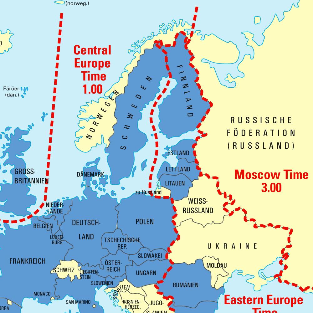 europe time zones