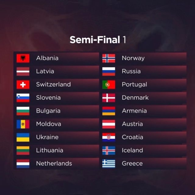 Eurovision 2022 Semi Final Allocation Draw Which Countries Sing When