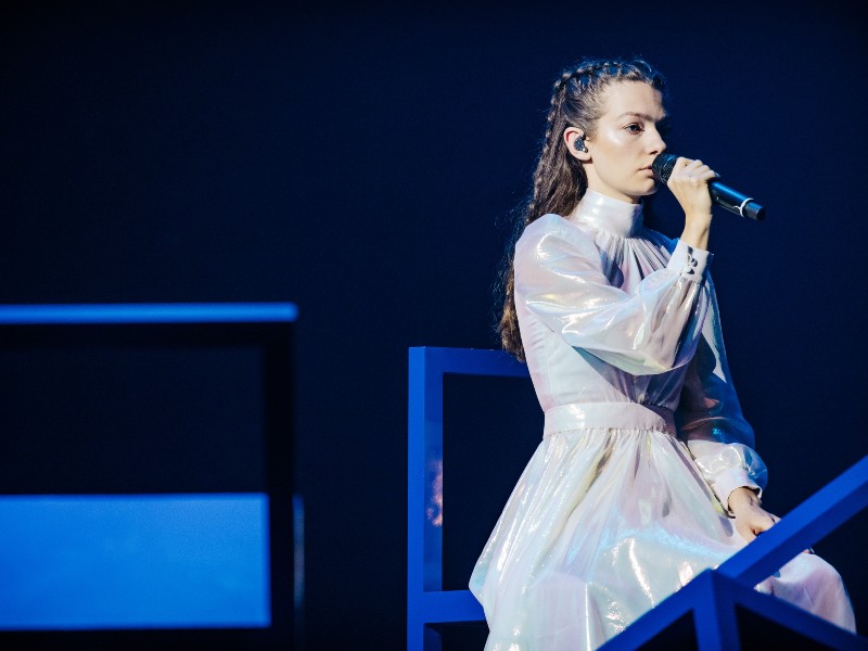 Greece's Amanda Georgiadi Tenfjord - Eurovision 2022 second rehearsal | wiwibloggs