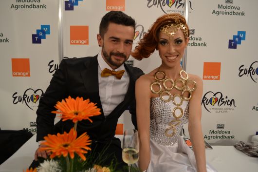 Pasha Parfeny and Aliona Moon in the Green Room