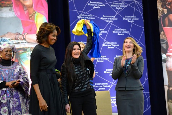 Ruslana is a woman of courage — just ask Mrs. Obama