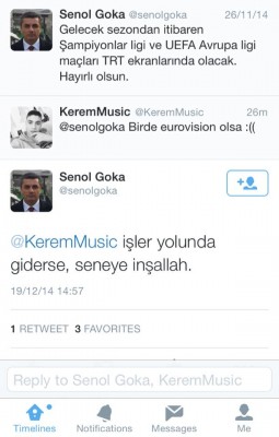 Twitter TRT Eurovision Turkey Return