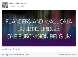 Facebookgroup One Eurovision Belgium picture 2 2015