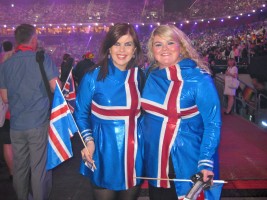 These Icelandic fans are excited