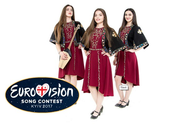 trio mandili georgia national final eurovision 2017