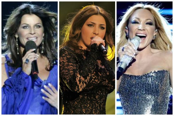 Helena Paparizou Carola Charlotte Perrelli Eurovision winners Melfest comeback