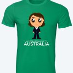 Australia Isaiah Firebrace Eurovision 2017 cartoon t-shirt celebrate diversity