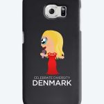 Denmark Anja Nissen Eurovision 2017 cartoon phone case celebrate diversity