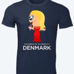 Denmark Anja Nissen Eurovision 2017 cartoon t-shirt celebrate diversity