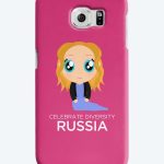 Russia Julia Samoylova Eurovision cartoon phone cover