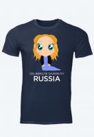 Russia Julia Samoylova Eurovision cartoon tshirt