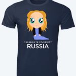 Russia Julia Samoylova Eurovision cartoon tshirt