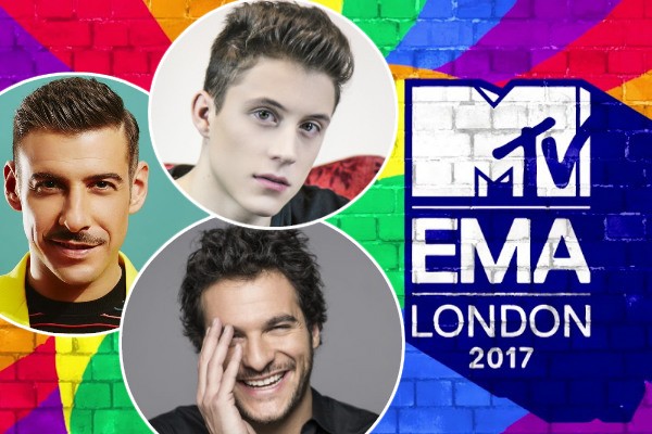 MTV EMA Awards 2017 Amir Loic Francesco Eurovision