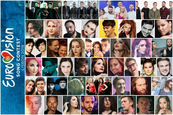 Eurovision 2018 top 43 acts all countries Lisbon