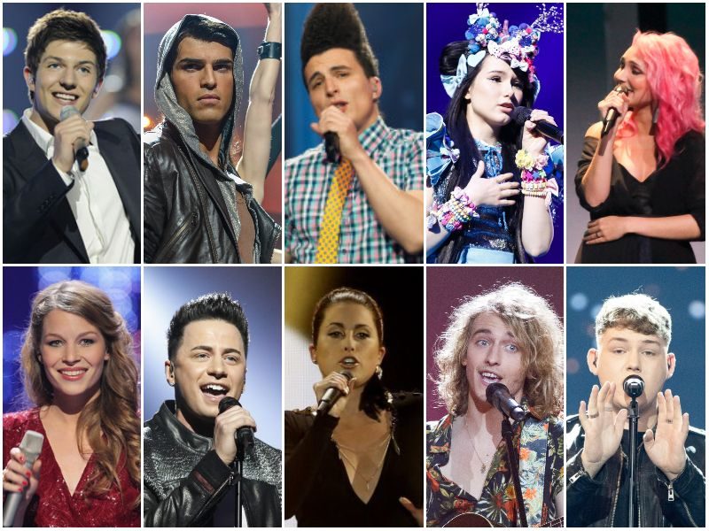 Eurovision last place finishers 2010 to 2019