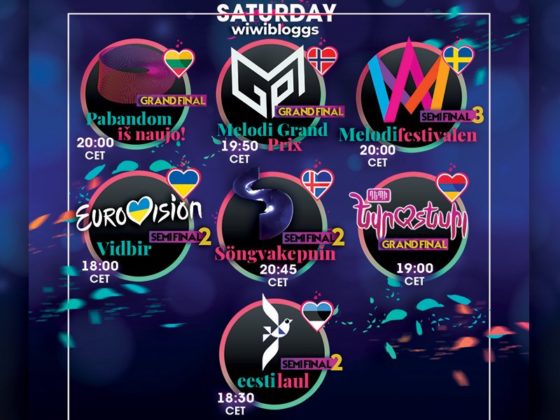 Saturday 15 February Schedule Eurovision
