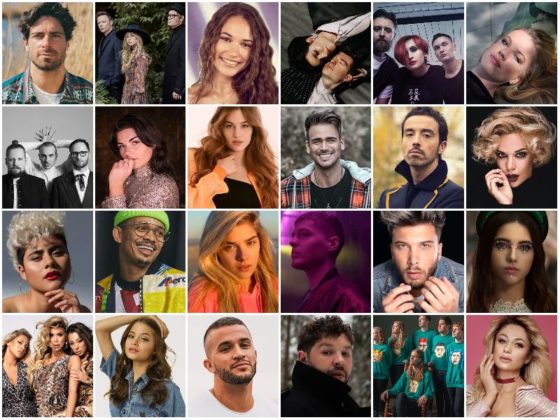 Eurovision 2020 acts so far 1 March