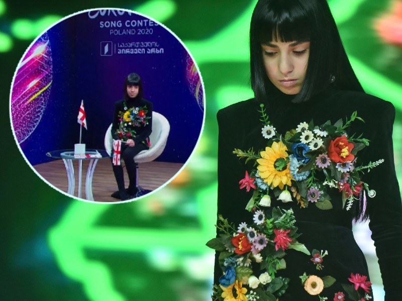 Sandra Gadelia _You Are Not Alone_ Green Room Junior Eurovision 2020