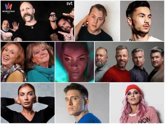Melodifestivalen 2021 First 9 Confirmed Acts 1 December