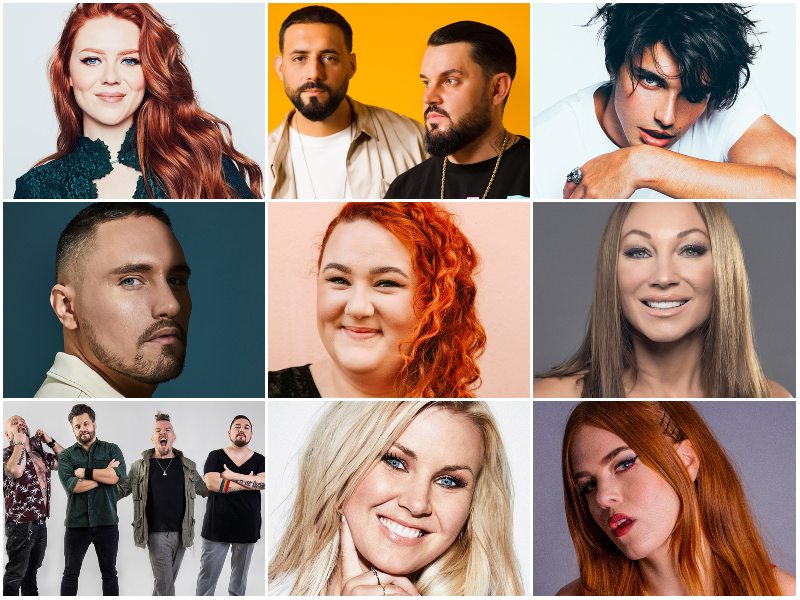 Melodifestivalen 2021 Second 9 Confirmed Acts 2 December
