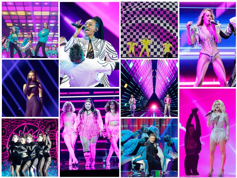 Who has the best 80s-inspired staging in the Eurovision 2021 semi-finals?