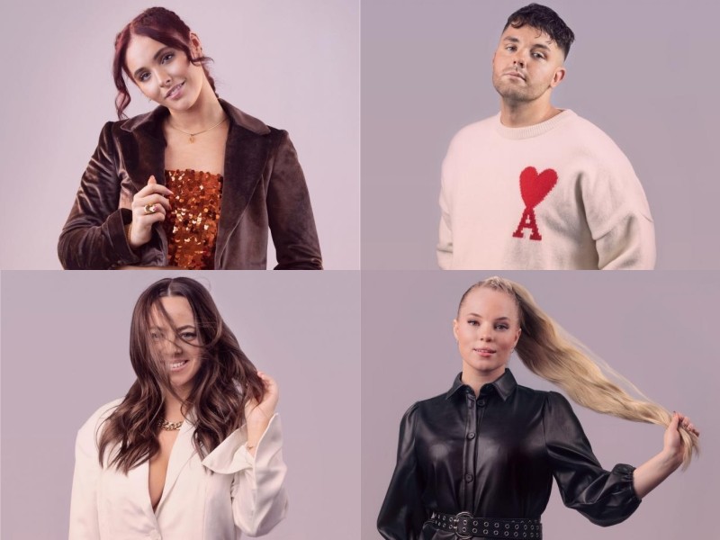 Poll: Who should win Melodi Grand Prix 2022 semi-final three? Clockwise, from left: Mari Bølla, Sturla, Oda Gondrosen, Vlilde