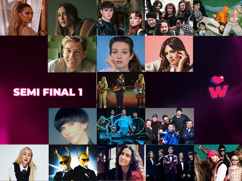semi-final one eurovision 2022 acts