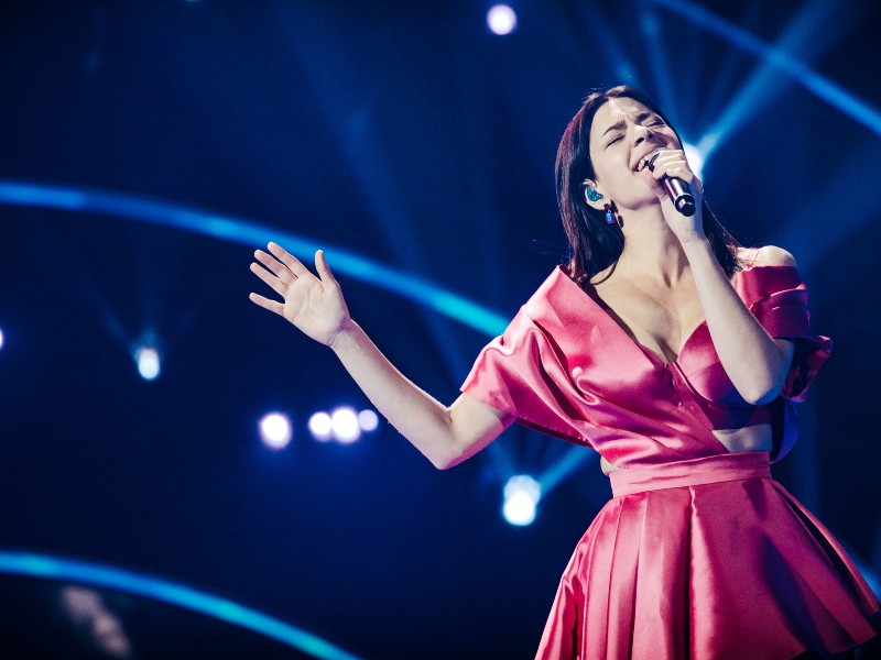 Mia Dimsic Croatia Rehearsal Eurovision 2022 Guilty Pleasure