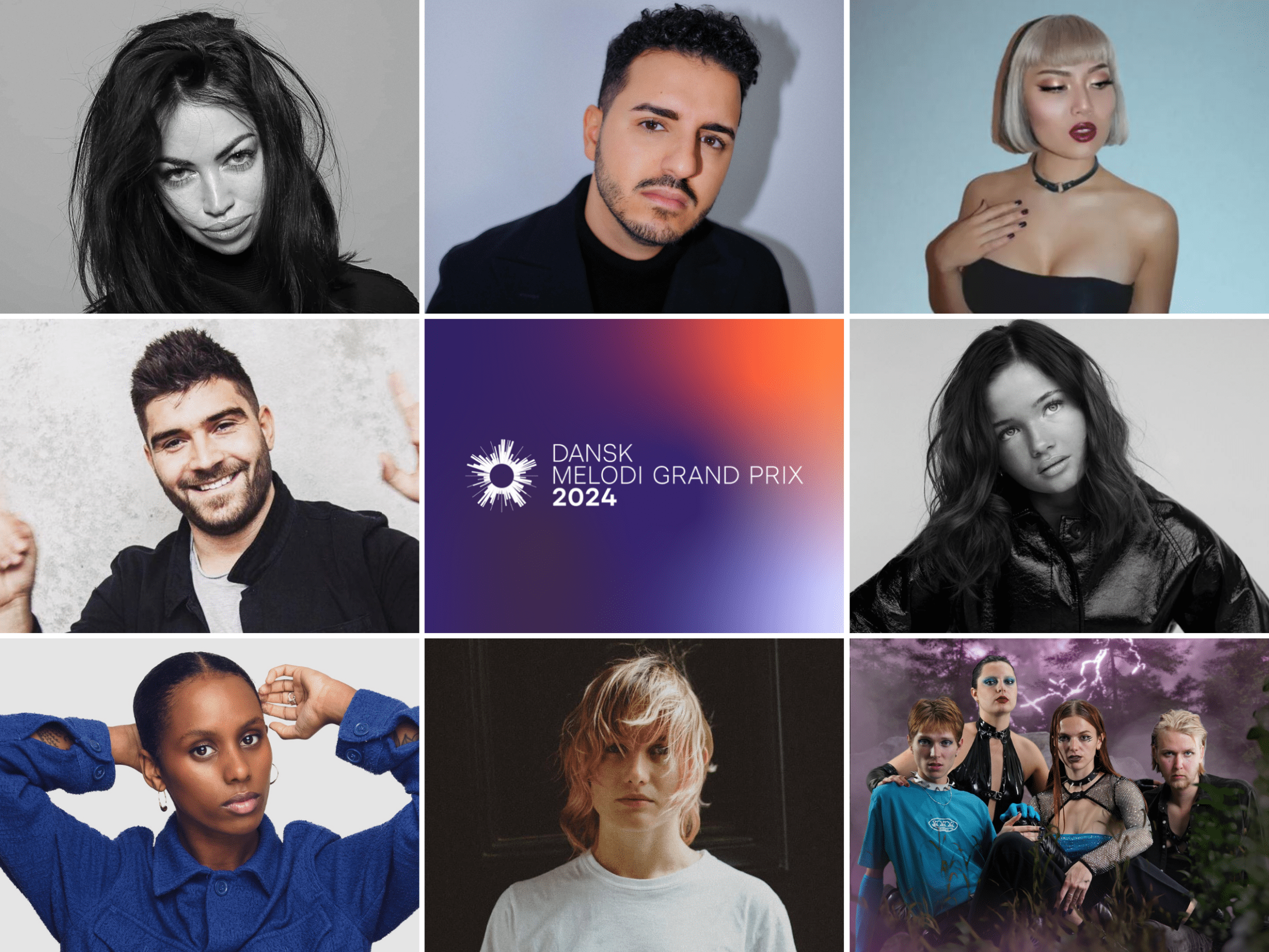 Dansk Melodi Grand Prix 2024 Basim and Aura Dione among competing acts