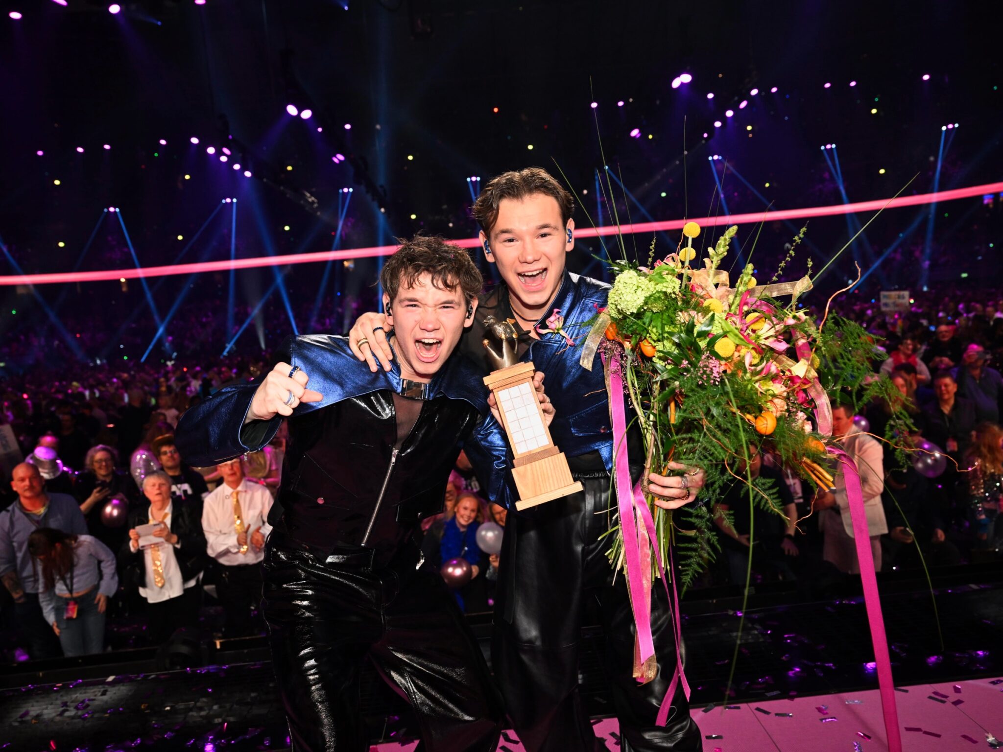 Sweden Marcus Martinus Win Melodifestivalen 2024 With Unforgettable   Marcus Martinus Winning Melfest 2024 New 2048x1536 